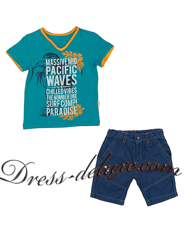 Комплект для мальчика шорты и футболка. Артикул 00-03-462 