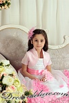 Болеро цветное розовое - Детские нарядные платья