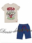 Комплект для мальчика шорты и футболка. Артикул 471-545 - Детские нарядные платья