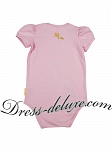 Боди для девочки. Цвет розовый. Артикул 061-466 - Детские нарядные платья