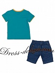 Комплект для мальчика шорты и футболка. Артикул 00-03-462  - Детские нарядные платья