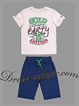 Комплект для мальчика шорты и футболка. Артикул 471-545 - Детские нарядные платья
