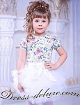 Комплект "Цветочный луг" - Детские нарядные платья
